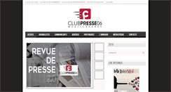 Desktop Screenshot of clubpresse06.com